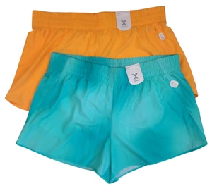 NUEVO NUEVO CON ETIQUETAS Xersion Mujer Conjunto de 2 Cortos de Correr 3.75" Tiro Medio Naranja Azul XXL 2XL - Imagen 1 de 12