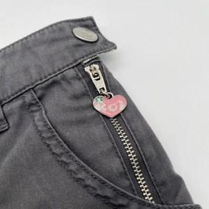 Koi Kathy Peterson Scrub Pants Womens Sz: M Petite Gray Cargo Trousers Y2K 90s - Picture 1 of 12