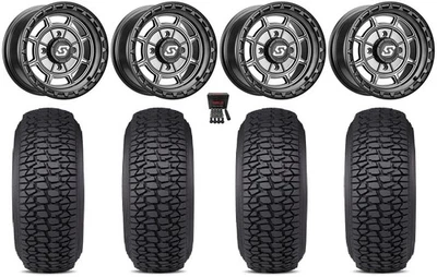 Sedona Rift 15x7 Wheels Grey 30" Regulator 2 Tires Polaris Sportsman / RZR / - Image 1 of 4