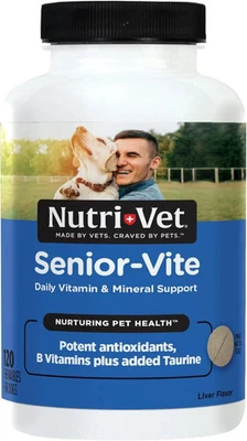 Senior-Vite Chewables for Dogs - Daily Vitamin and Mineral Support for Senior Do - Image 1 of 4