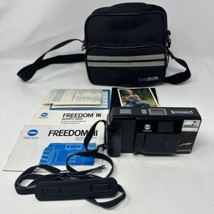 Minolta Freedom III 35mm Point & Shoot Film Camera-For Parts, Not Working, AS IS - Picture 1 of 11