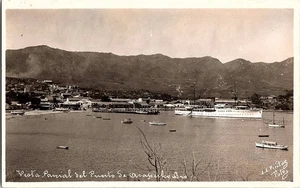 RPPC Panoramablick Puerto de Guayama Puerto Rico Hafenansicht Postkarte - Bild 1 von 2