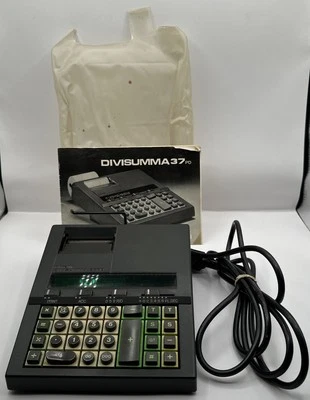 Vintage Olivetti Divisumma 37PD Desktop Adding Machine Calculator, - Image 1 of 4