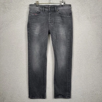 Jeans Diesel Para Hombre 29x30 Gris Lavado Viker Regular Recto Elastizado Preppy Grunge Foto 1 de 4