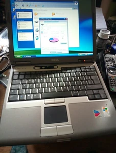 Vintage Dell Latitude D610 Windows XP Pentium M 1.6GHz 30GB HD 2GB RAM - Picture 1 of 11