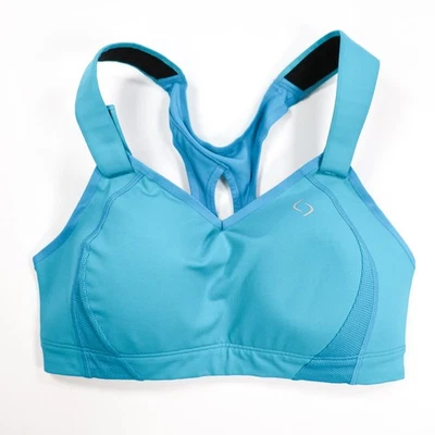 Sujetador deportivo Brooks Moving Comfort 34D Juno sin cables verde azulado sólido 350025 inalámbrico Foto 1 de 4