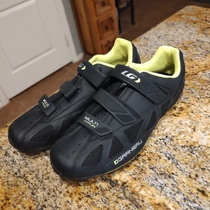 Louis Garneau Multi Airflex Scarpe da Ciclismo Nero Giallo Brillante Uomo EU 48 - Foto 1 di 12