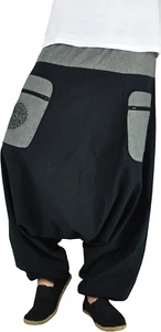 - Haremshose Herren & Haremshose Damen | Baumwolle | Drop Crotch Hose Herren Genie Pan - Bild 1 von 12