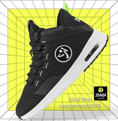 ZUMBA HIGH TOP Mid Top SHOES TRAINERS SNEAKERS GYM WORKOUT Zumba's Top Line RARE - Image 1 of 4