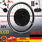 20" e-bike hub motor Bafang front wheel 36V 500W black 30N. M 340 RPM