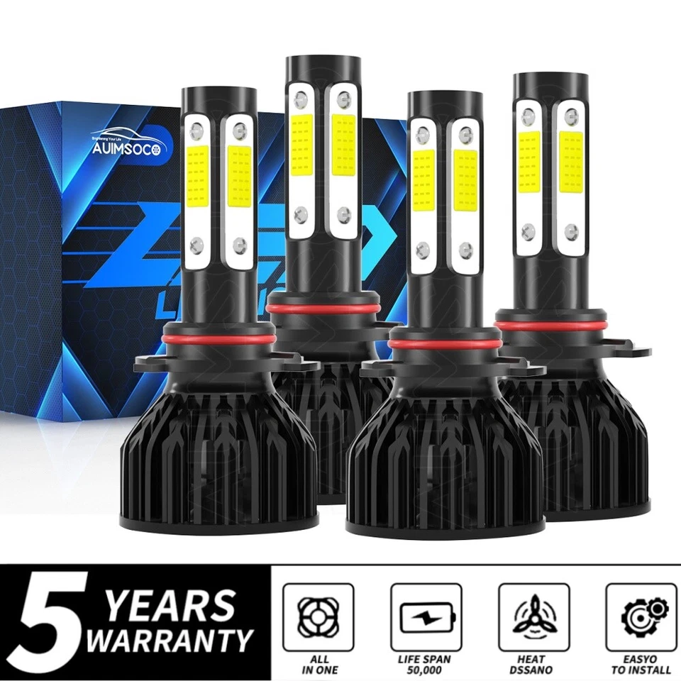 For Chevy Express 2500 Van 2019-2021 6000K LED Headlights Bulbs Hi/Lo Lights Kit — 第 1/4 张图片
