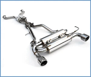 Invidia for 07+ Infiniti G37 Coupe Gemini Rolled Stainless Steel Tip Cat-back - Picture 1 of 5