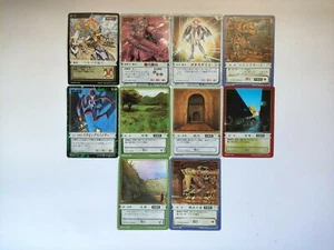 LOTE DE 10 TARJETAS JAPONESAS CHAOS GEAR BANDAI 1999 BUEN ESTADO #2230 - Imagen 1 de 6
