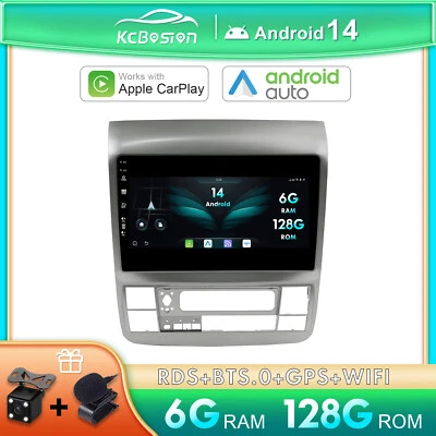 9 pollici 6G+128GB Per Toyota Alphard 2002-2010 Android 14 Autoradio Carplay DAB - Immagine 1 di 4