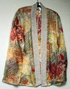 Chicos BASKETWEAVE BLOOM ADILA SHIRT/JACKE NEU MIT ETIKETT $ 99 CHICOS GRÖSSE 0 = 4/6 - Bild 1 von 3