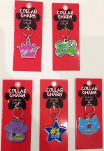 Pet Collar Charms-Five Styles-Princess, Spoiled..and More-Pet Lovers-Dog-Cat - Picture 1 of 12