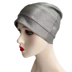 EMF RF Microwave Protection 100% Silver Fiber Cap Hat Anti Radiation Shielding - Picture 1 of 7