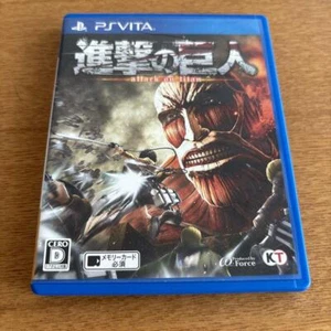 PS Vita Attack on Titan Shingeki no Kyojin Japanese Game Koei Cartridge and Case - Picture 1 of 3
