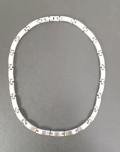 Vivadeau Edelstahl Power Magnet Halskette Gr. L Neu Magnetschmuck Kette Massiv - Bild 1 von 6