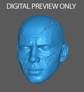 Darth Vader Star Wars 1:18 scale Head 3.75 inch action figure - Picture 1 of 1