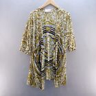 Vintage Blouse Gold White Open Made In Italy Womens