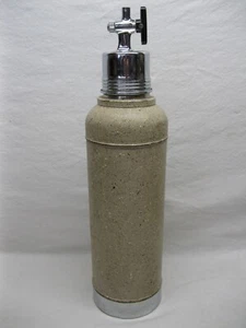 1958 Stanley Super Vac Thermos Pour Valve Spout Gray Granite Vtg Old Antique - Picture 1 of 10