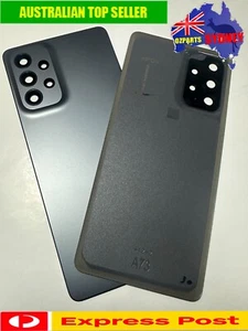 New Back Rear Cover Housing For SAMSUNG GALAXY A73 with Camera Lens, BLACK - Picture 1 of 14