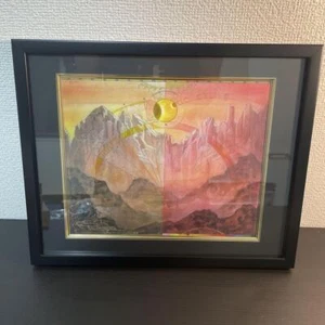 Mtg Magic Art Print Guru Land / Terese Nielsen Autographed Framed Rare - Picture 1 of 4
