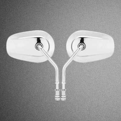 Rear View Mirrors For Harley Fat Boy FLSTF Road King FLHR Street Bob FXDB FXDF - Изображение 1 из 4