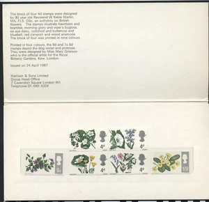 1967 FLOWERS HARRISON & SON SOUVENIR PRESENTATION CARD. SG 717-22 - Picture 1 of 2