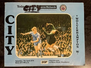 MANCHESTER CITY V WOLVERHAMPTON WANDERERS  - 7 APR 1979 - Picture 1 of 2