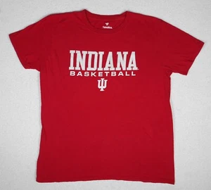 Fanatics Men’s Indiana Hoosiers Basketball Red T-Shirt Size Large (22X28) - Picture 1 of 4
