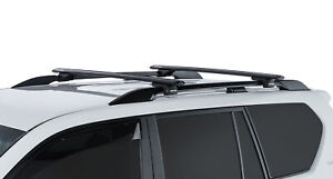 Rhino Vortex SX Black 2 Bar Roof Rack for TOYOTA Prado 150 Series 5dr 4WD (Roof 