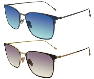 John Varvatos Men's Thin Square Stainless Steel Sunglasses - V524 Made In Japan - Picture 1 of 6