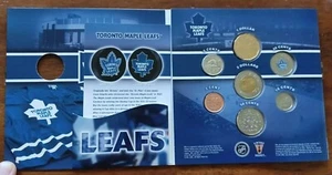 2007 CANADA - HOCKEY MINT SET (7) - TORONTO MAPLE LEAFS w/ COLORIZED 25 CENTS - Picture 1 of 13