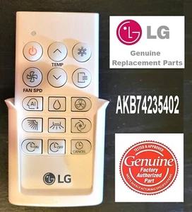 New Genuine LG AKB74235402 AC Remote Control & cradle Works many models - Picture 1 of 5