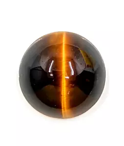 5mm Natural Tiger Eye Round Cabochon AAA+ German Cut - Picture 1 of 2