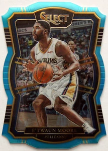 2017-18 Select Prizms Die Cut Light Blue #165 E'Twaun Moore #011/185 - Bild 1 von 2