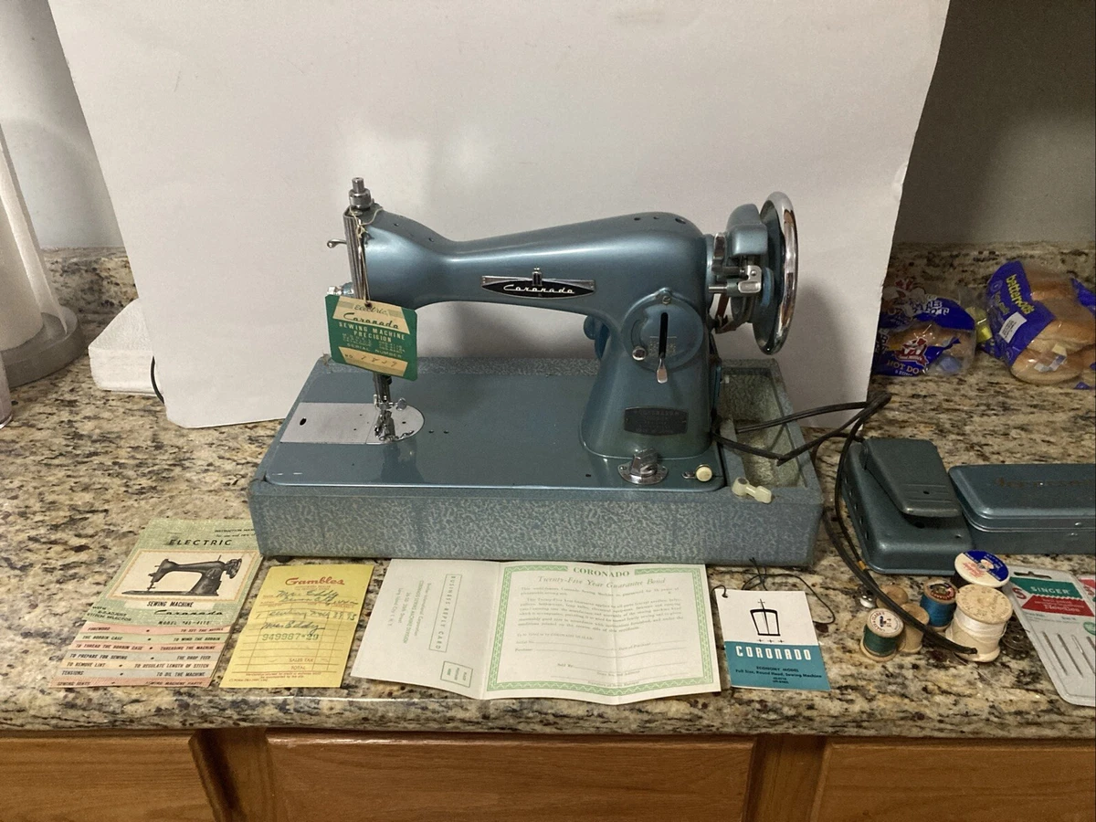 Blue Vintage Original Collectible Sewing Machines for sale | eBay