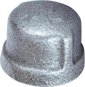 Tapa de tubo de hierro maleable galvanizado Everflow Supplies GMCP0500 5" para manzana de 150 lb - Imagen 1 de 12