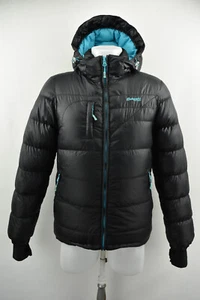 BERGANS OF NORWAY Down Jacket Insulated Warm Hooded Black Coat size 164cm 14y - Picture 1 of 13