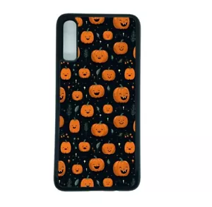 Halloween Phone Case Pumpkin pattern For iPhone or Samsung silicone sides cover - Picture 1 of 2