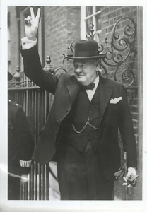 FOTOGRAFÍA DEL MUSEO IMPERIALWAR WINSTON CHURCHILL DOWNING STREET 5 DE JUNIO DE 1943 - Imagen 1 de 3