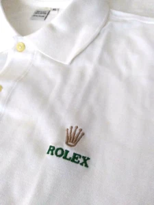 *** Rolex AD New Shirt / Old Stock 100% Baumwolle Made In USA Weiß Large *** - Bild 1 von 10