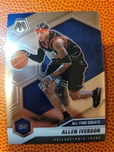 2020-21 Panini Mosaic Allen Iverson Base All-Time Greats #292 76ers - Picture 1 of 2
