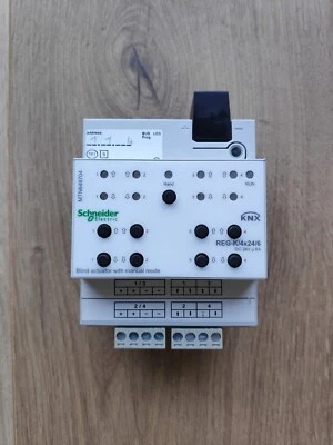 Schneider Electric-KNX-MTN648704-actionneur de stores 4x24V/6A à commande manuel - Photo 1/3