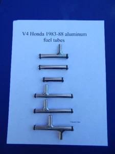 1983-1988 VF700S COMPLETE SET fuel and vent tubes CHECK STORE VINSCOOT TUBE - Foto 1 di 1