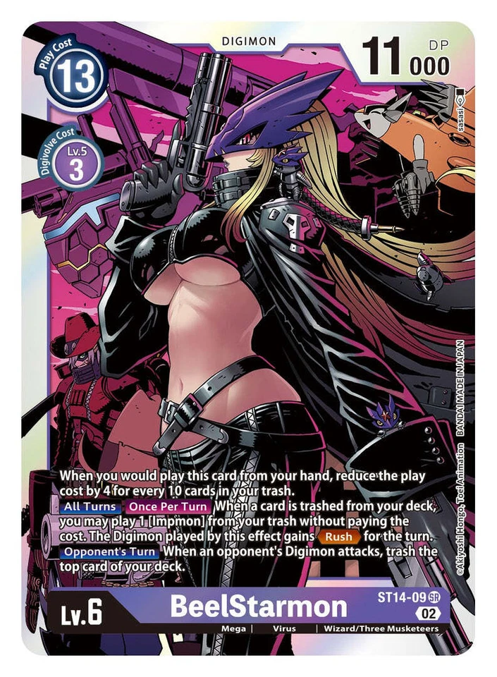 Digimon! BeelStarmon ST14-09 - Starter Deck 14: Beelzemon Advanced Deck Set NM/M - Image 1 of 1