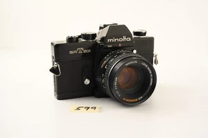 Minolta SRT201 35mm schwarz Kamera Body mit 50mm F/1.7 Objektiv - Bild 1 von 12