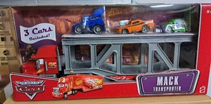 CARS - MACK TRANSPORTER + DJ SNOT ROD WINGO - Mattel Disney Pixar - Foto 1 di 2